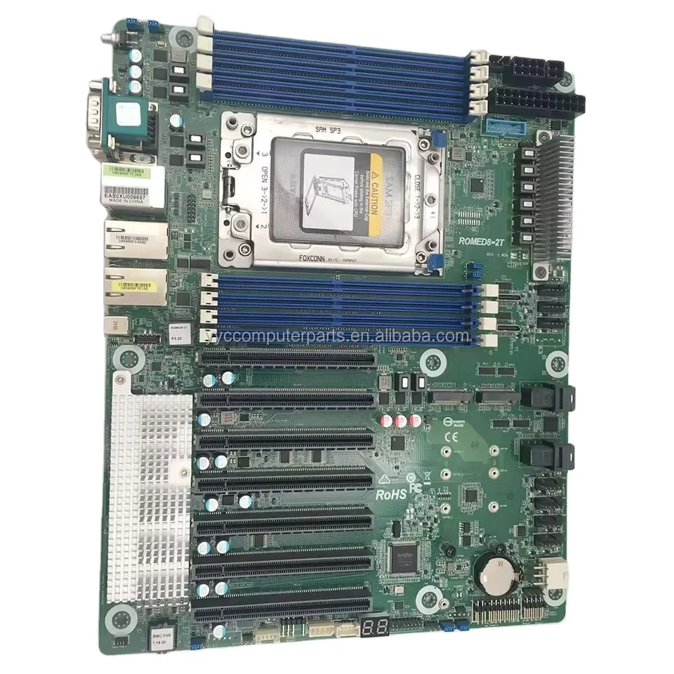 

Hot Sale ROMED8-2T for Asrock Rack Server Workstation Motherboard SP3 LGA4094 DDR4 PCIE 4.0