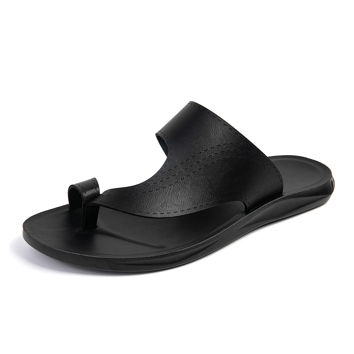 Flip-Flops for Men Summer Slippers New Arrival Comfortable Anti-Slip Cross-Border European Size Durable Toe-Strap Shoes for Men