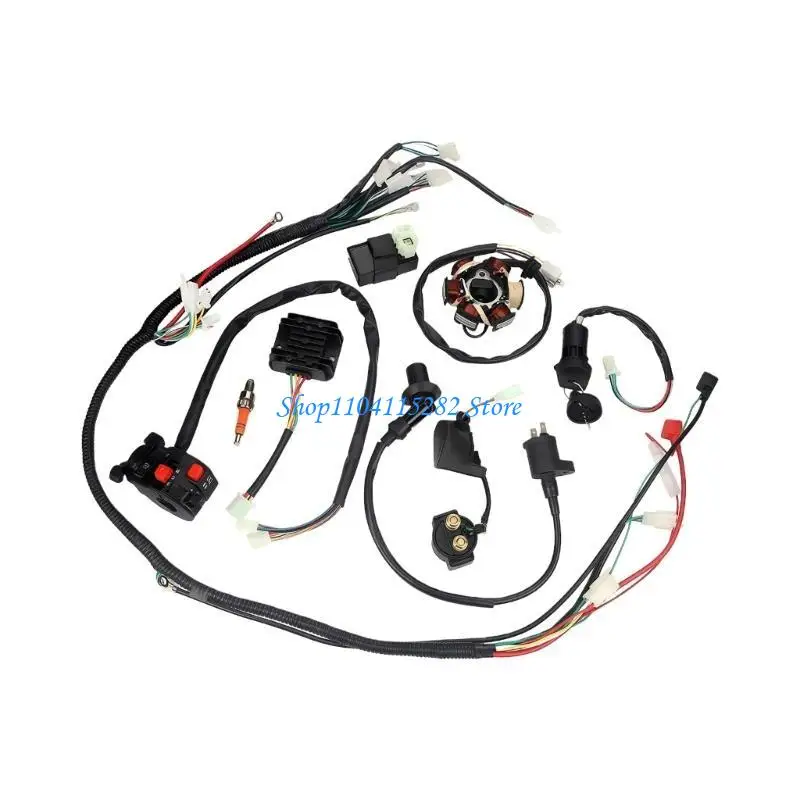 

Upgraded Full Vehicle Wiring Harness Cord and CDI for GY6 125CC 150CC Motorcycles Ensuring Stable Power Transmission