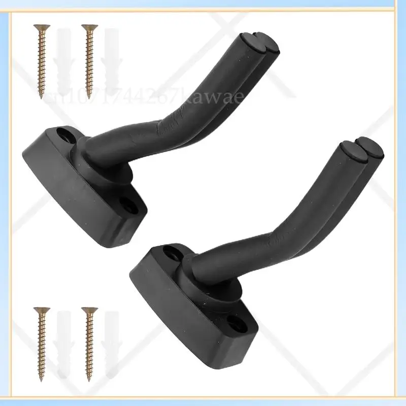 

-A16I Guitar Hook Guitar Stand Wall Mount 2 Pieces For Acoustic Guitar, Classical Guitar, Electric Guitar, Bass Guitar, Ukulele