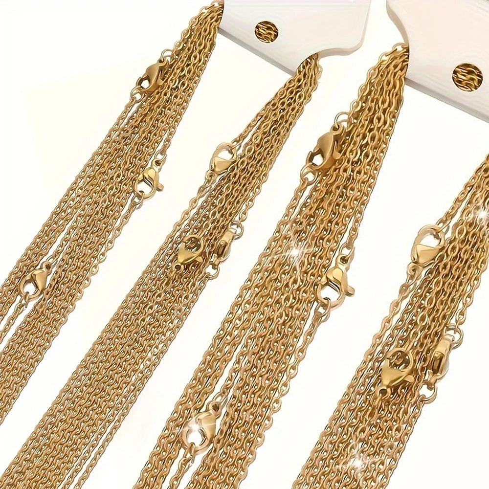 

108pcs Stainless Steel Flat Round Bead Chains, Used For Daily Jewelry Making, Men's And Women's Chains, Fashionable Commuting