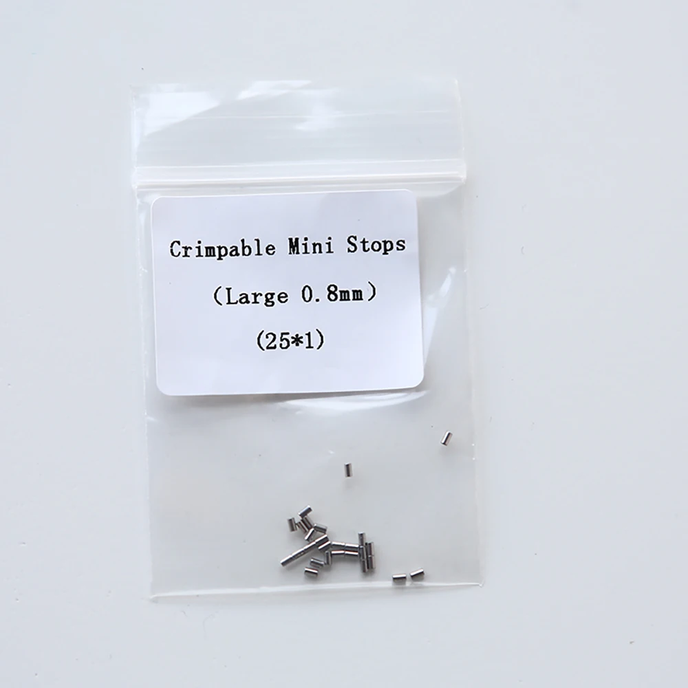 Dental Orthodontic Crimpable Hooks Mini Stops 0.5mm & 0.8mm Closed Archwire Stopper Dentistry Ortodoncia Tool