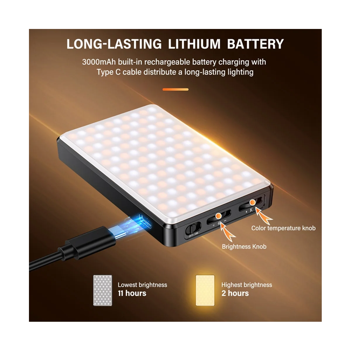 Mobiele Telefoon Vul Licht 120 Led 2500-9000K Kleur Temperatuur Flat Licht Camera Foto Video Live Streaming Pocket Light