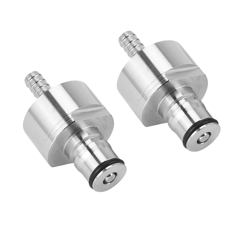 4Pcs/Lot 304 Stainless Steel Carbonation Cap 5/16 Inch Barb, Ball Lock Type, Fit Soft Drink PET Bottles,Homebrew Kegging