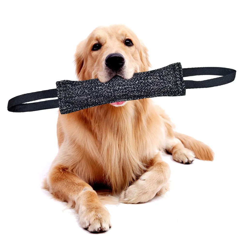 

Hot-selling K9 Dog Training Dog Bite Stick Tear-resistant Bite Pick-up Interactive Hemp Puff Bite Stick Pet Dogs Interactive Toy
