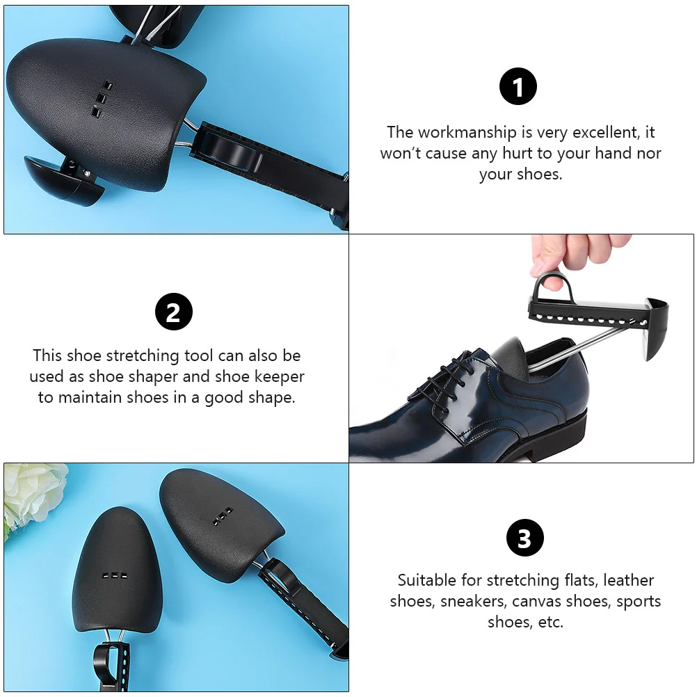 3pcs Adjustable Shoe Stretcher Support Tool For Flats Sneakers Canvas Shoes Expander Household Use