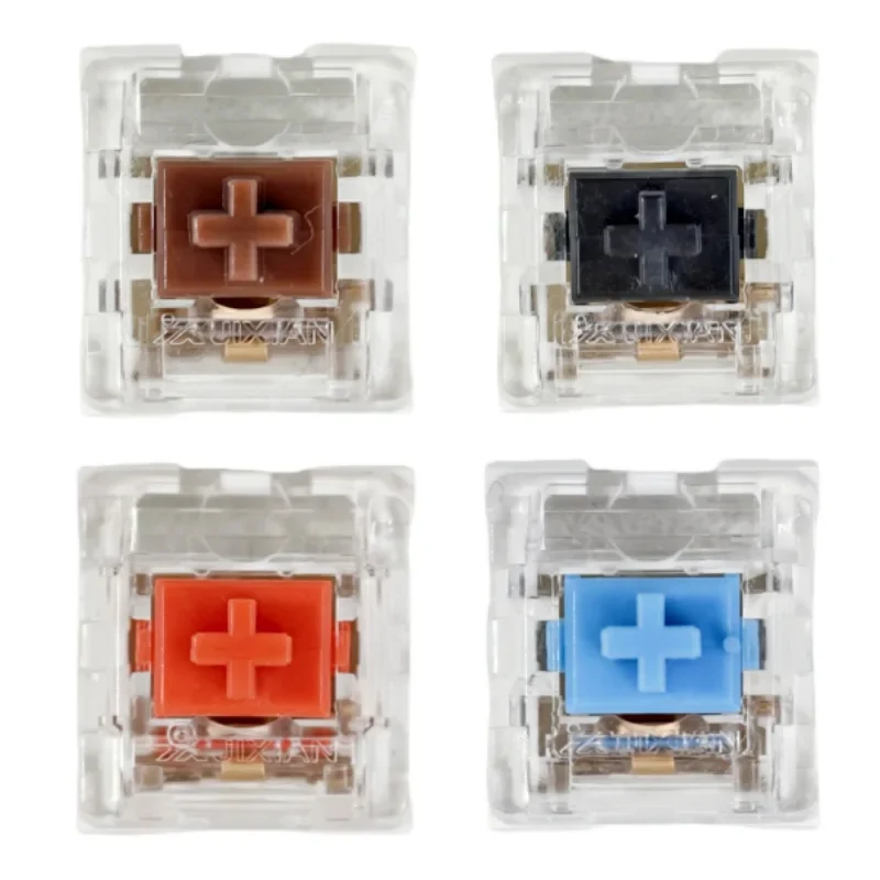 For Backlit Mechanical Keyboard Switches Mechanical Keyboard Replacement Axis Clicky Linear Tactile Silent Cross Shaft Switches