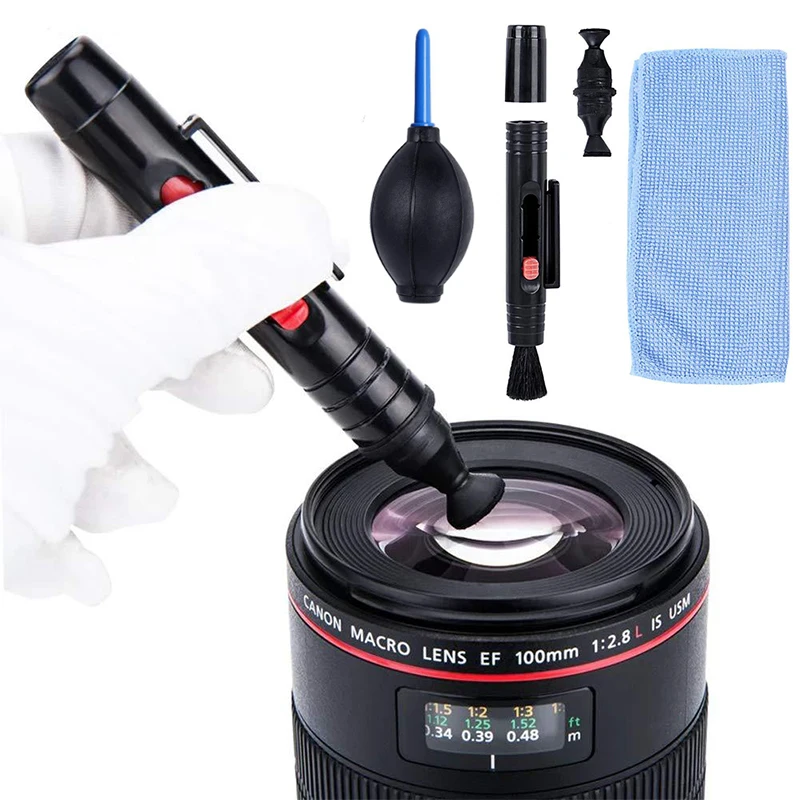 Computer Cleaning Kit 3 In 1 Camera Lens Cleaner Digitale Cleaning Pen Air Blow Doek Dust Cleaning Tools Laptop Telefoon cleaner