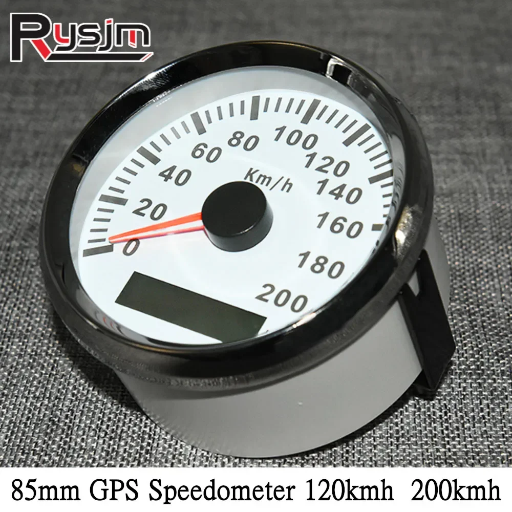 

HD Waterproof 120KMH/200KMH Car GPS Speedometer Pointer Speed Gauge With Antenna For Motorcycle Boat Odometer Meter 12V 24V