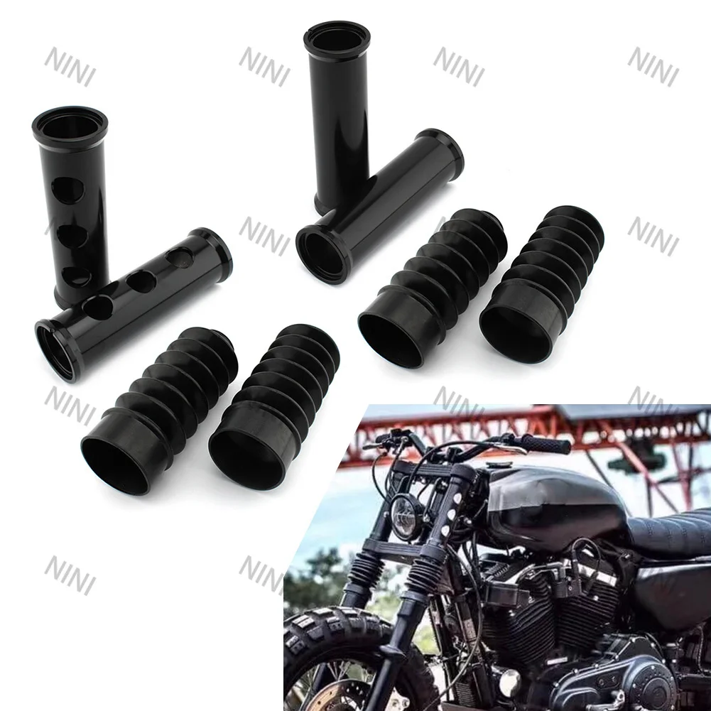 

4 шт./компл. мотоцикл для Harley Davidson Sportster 883 1200 2000-2021 крышка амортизатора передней вилки крышка трубы вилки