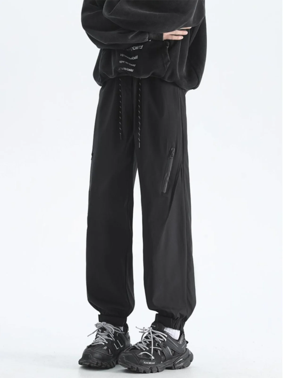 

Мужские зимние утепленные брюки American Softell из флиса для активного отдыха, повседневные рабочие брюки свободного кроя с эластичным поясом, длинные штаны