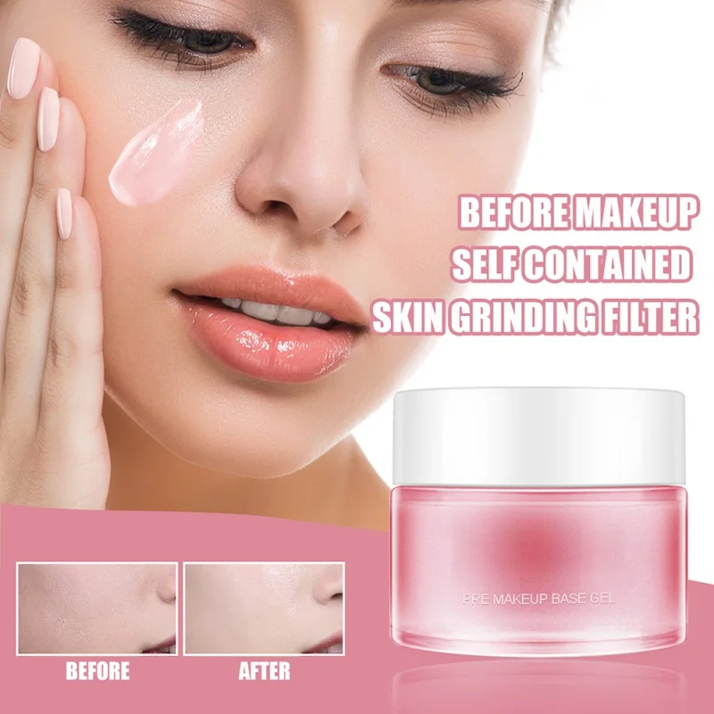 30g Pre Makeup Base Gel Concealer Cream Face Primer Lift Firming Pores Shrink Cover Acne Marks Oil Control Moisturizing