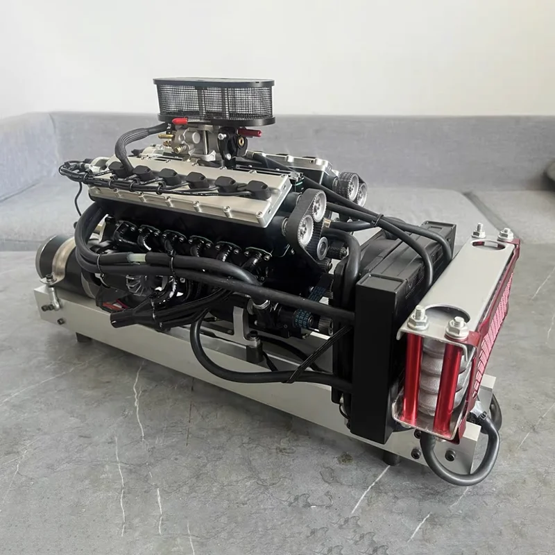 72CC Gasoline V12 Engine Model Generator Finished Set GS-V12