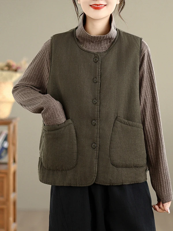 سترة قطنية لخريف وشتاء 2025 سترة نسائية من Faion Art الدفء Svel Jaet ملابس خارجية كلاسيكية ريترو Sle #5