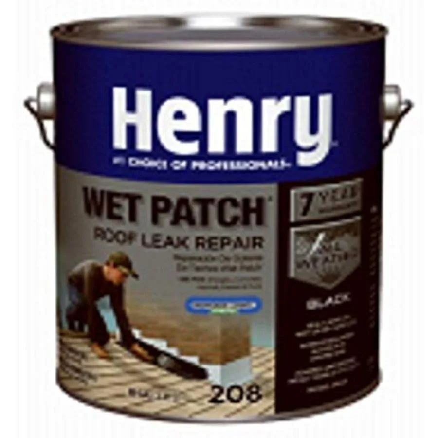 

HENRY HE208042 Gal Roof Cement, 0.90 gal 3.41L,Black