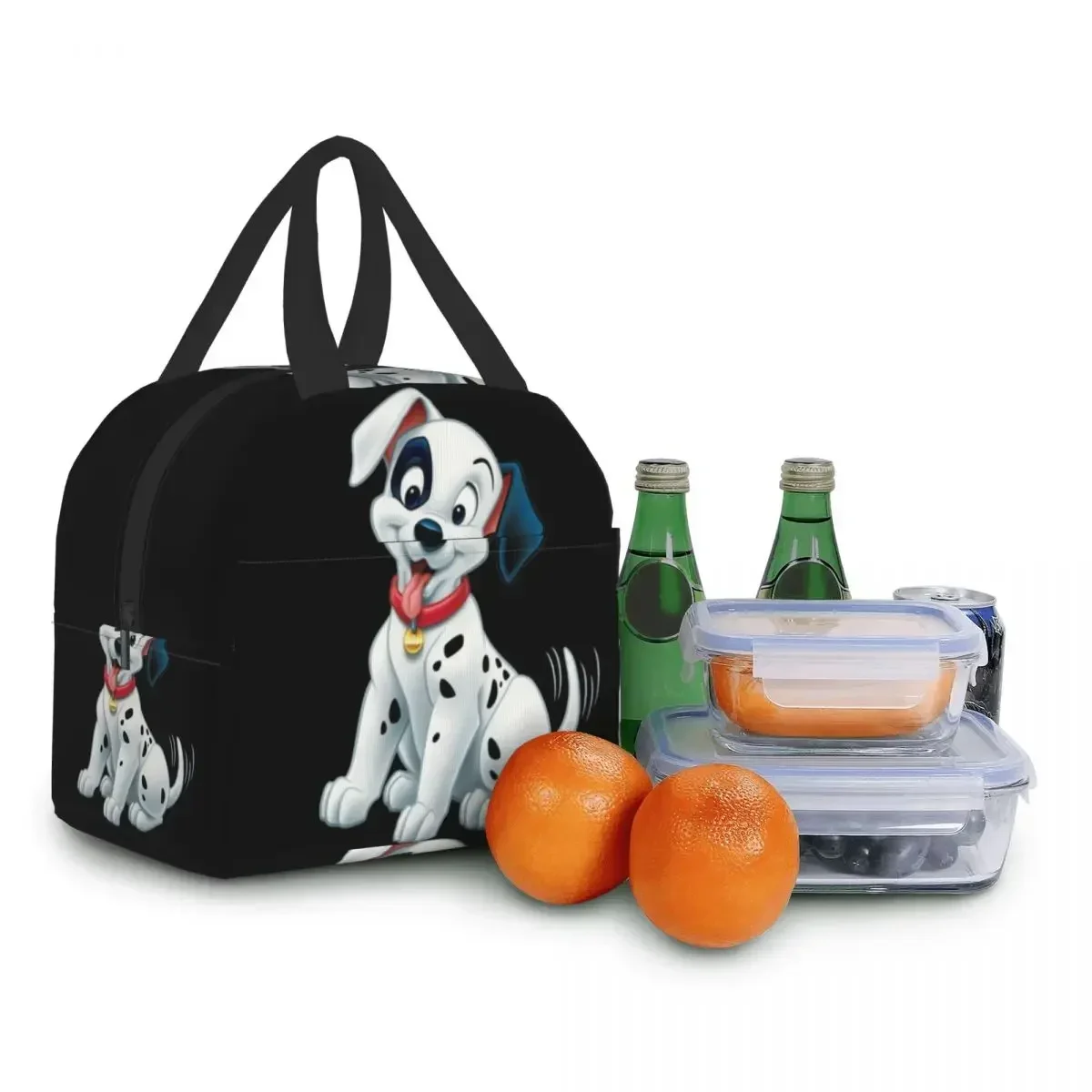 2023 New Dalmatian Dog Insulated Lunch Tote Bag for Women Portable Cooler Thermal Bento Box Outdoor Camping Travel