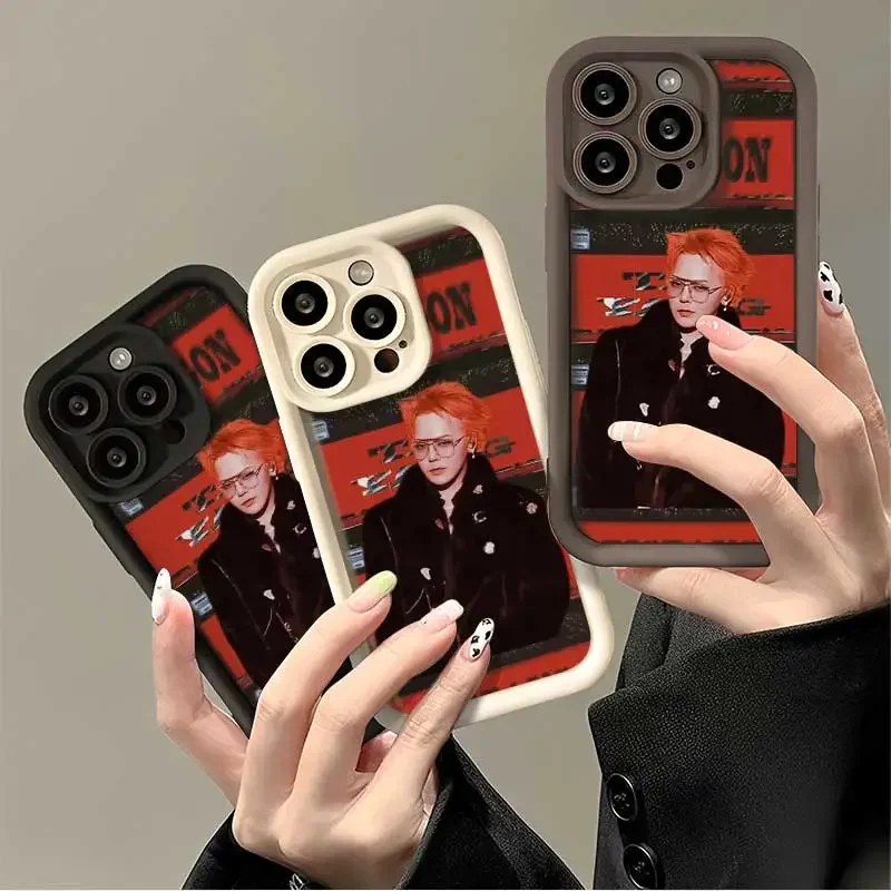 Famous Korean BIGBANG Genius Singer G-DRAGON HOT For iPhone 16 15 14 13 12 11 Pro XR XS Max 7 8 Plus Anti-Drop Phone Y2k Cover