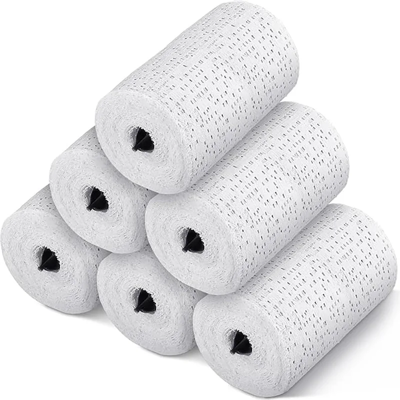 

Plaster Cloth Rolls White Gauze Strips Wrap Bandages for Craft Belly Cast Mask Making Body Molds Scenery Art