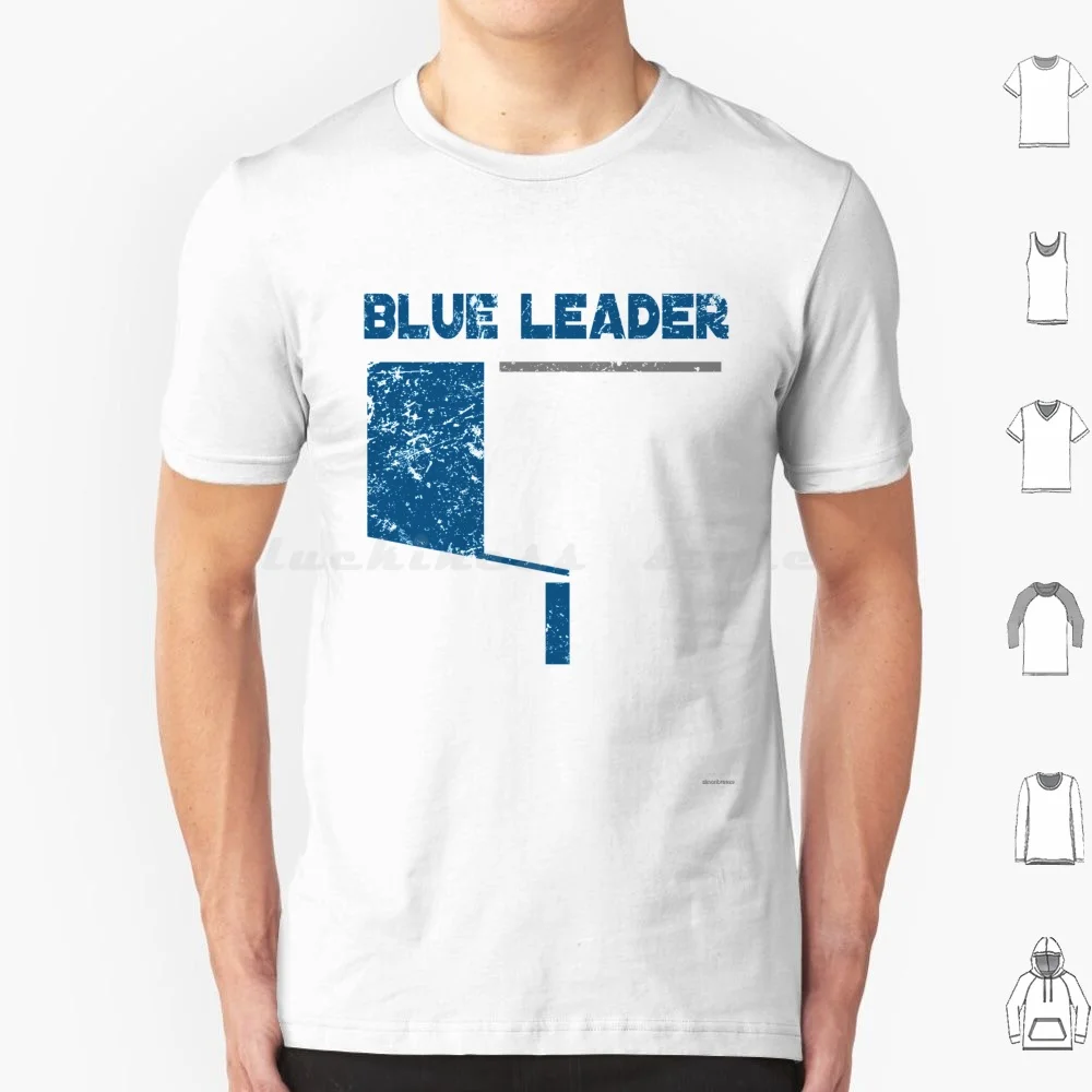 Blue Leader T Shirt Big Size 100% Cotton Tvshow Tv Show Tv Movie Film Retro Classic Geeky Cinema Cartoon Toon Cult Cult Movie