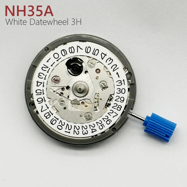 Japan echte nh35 automatische mechanische Uhrwerk hohe Genauigkeit 24 Juwelen Mod Uhr Ersatz nh35a Datum bei 3 00 AliExpress