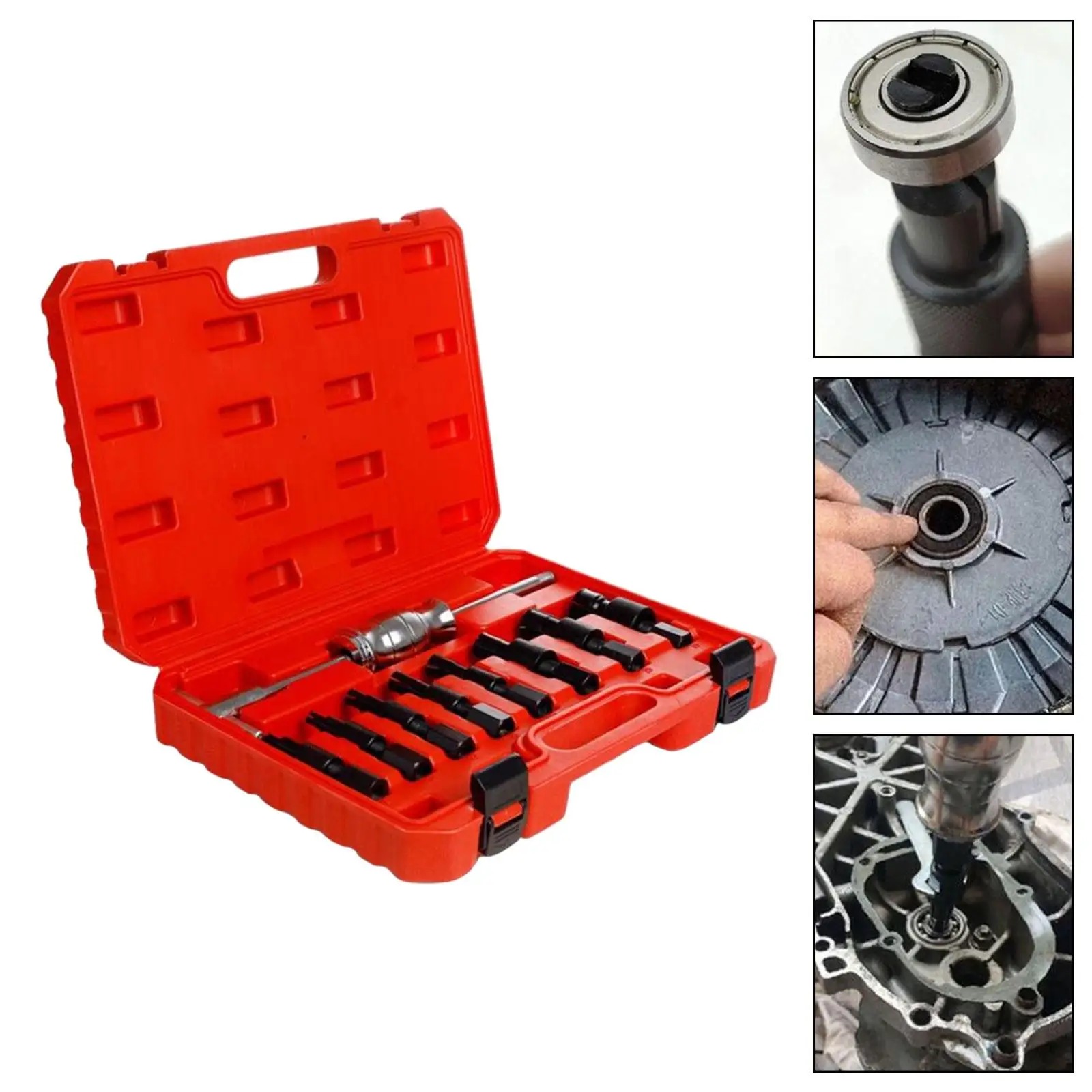 Kit de ferramentas do extrator do rolamento interno cego, conjunto de martelo deslizante, alto desempenho, substitui a desmontagem para reparo do carro, kit de ferramentas