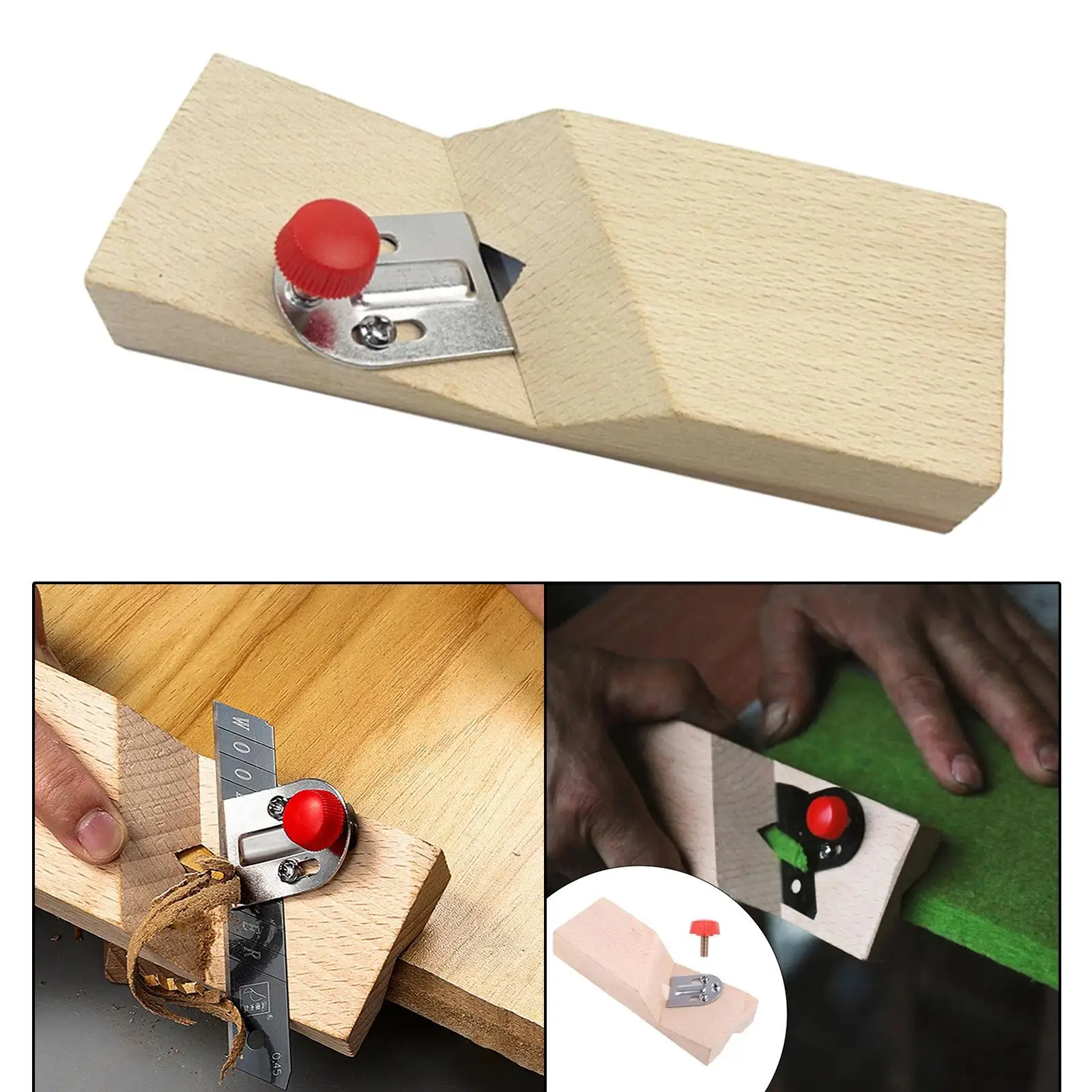 Chamfer Plane Quick Edge Planing Woodworking Hand Planer Bevel Edge Plane Edge Rounded untuk Woodworkers Pemula