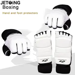 Taekwondo protection Sanda Training Taekwondo Handguard and Banket Match Protective Gear Foot Protector WTF Kickboxing Equipment