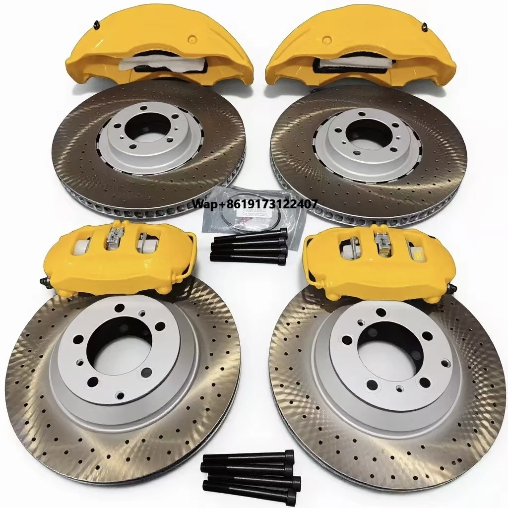 

Гоночная тормозная система: Комплект задних 4-поршневых суппортов с индивидуальной окраской и передний 10-поршневой комплект суппортов