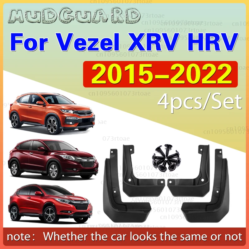 

Mudguards for Honda Vezel XRV HRV 2015-2022 Wheel Exterior Part Mudflaps Fender Flares Flap Splash Mud Accessories