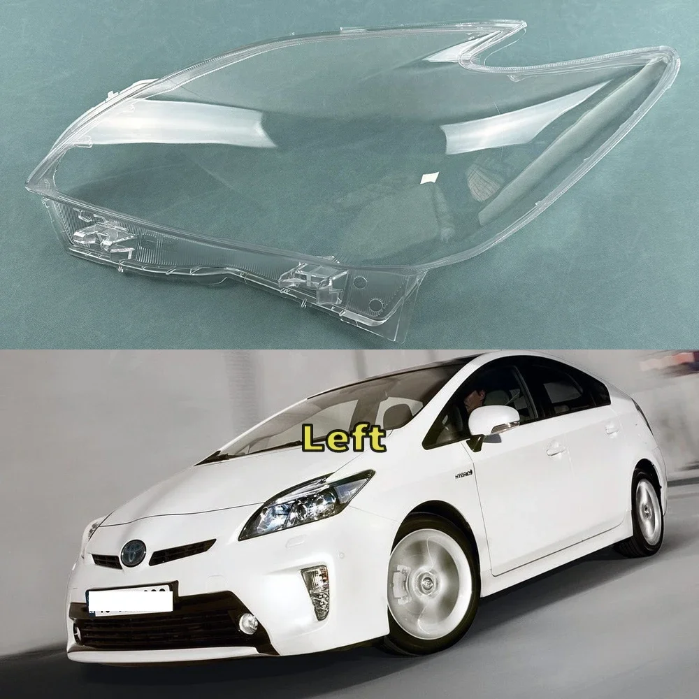 

For Toyota Prius Overseas version 2012 Xenon LED Headlight Cover Replacement Front Car Light Auto Shell Lampcover Lampshade
