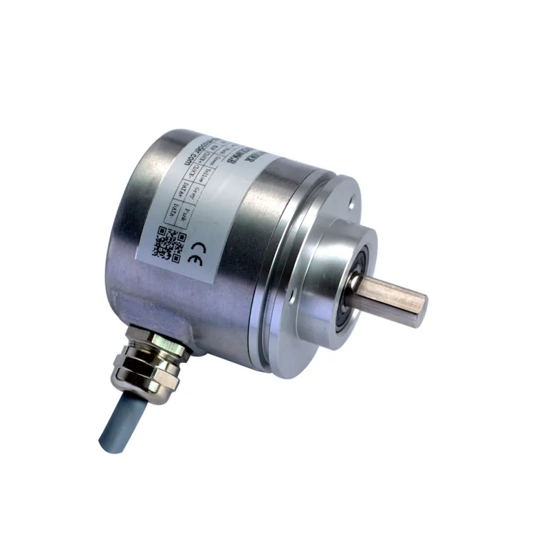 60mm 12 Bits Multiturn SSI Output Absolute Rotary Encoder