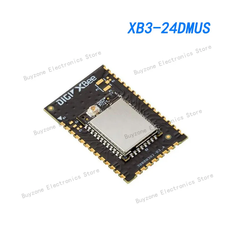 

XB3-24DMUS Zigbee Modules - 802.15.4 XBee3 PRO - 2.4 GHz, DigiMesh, U.FL Antenna, SMT