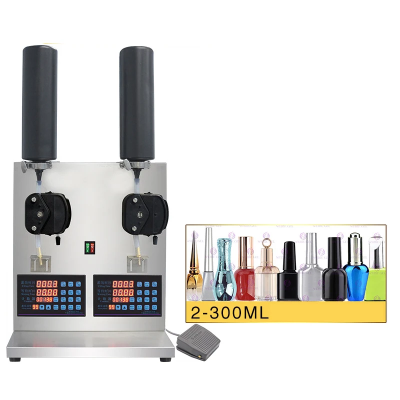 

Small Cosmetic Industries Semi Automatic Body Shop Butter Cream UV Glue Nail Gel Polish Filling Machines