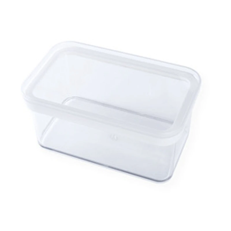 Butter Sealed Box Cutting Set Transparent Capacity Low Temperature Resistant Refrigerator Storage Cheese Box