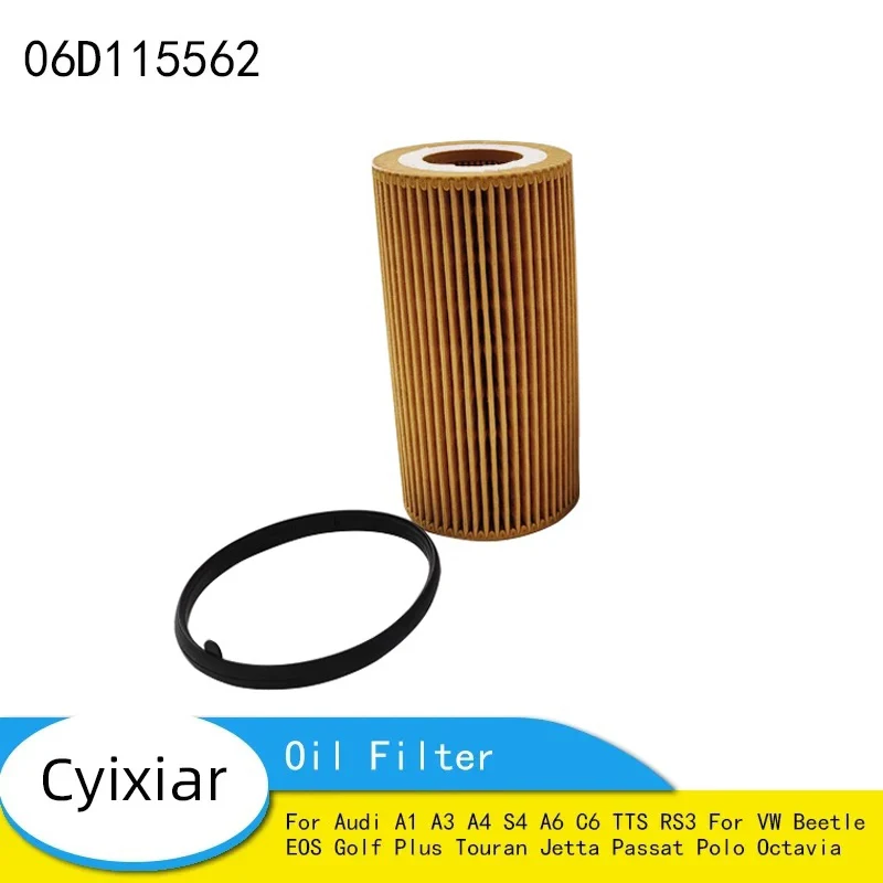 

06D115562 Car Engine Oil Filter For Audi A1 A3 A4 S4 A6 C6 TTS RS3 VW Beetle EOS Golf Plus Touran Jetta Passat Polo Octavia