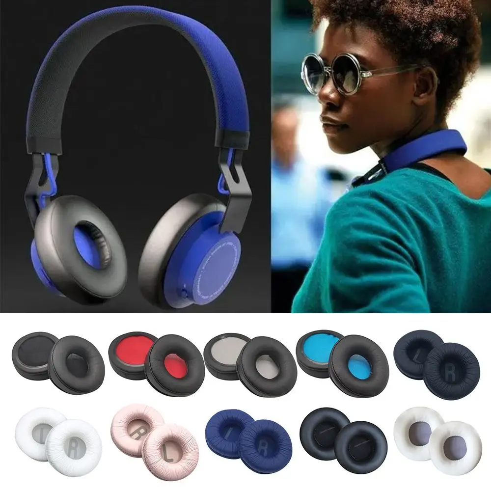 Almohadillas de cuero proteico para auriculares, almohadillas de repuesto de espuma para Jabra Revo MOVE/Accesorios para auriculares
