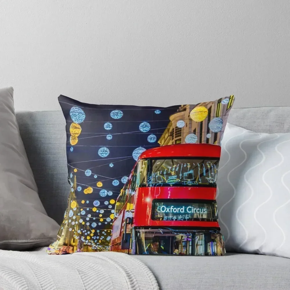 

London Bus Throw Pillow christmas decorations 2025 Sofa Cushion Cover Covers For Sofas pillow