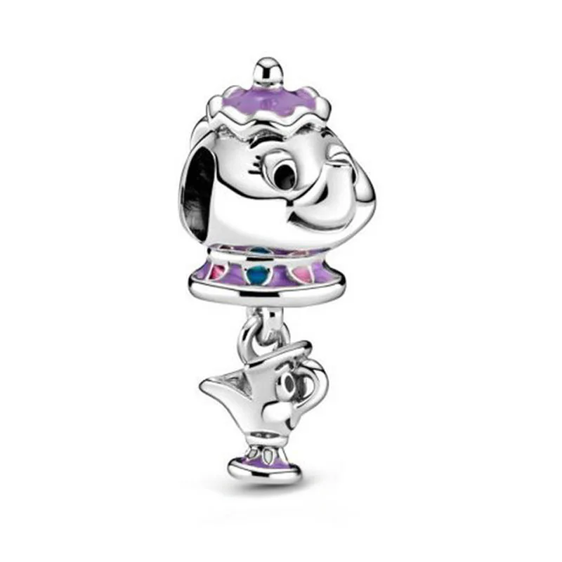 Nuovo Disney Dumbo Mickey Catena Punto Dalmati Ciondolo Charms Perline Per Originale 925 sterling silver Bracciale Collana Gioielli