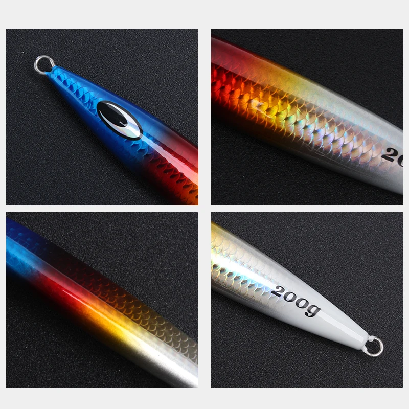 Señuelo metálico SF28 slow jig vertical para lubina - imagen 4