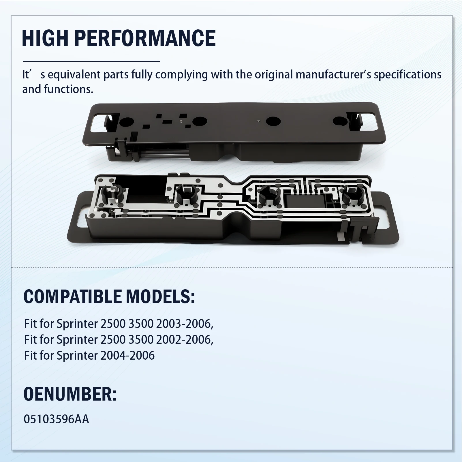 

2Pcs Rear Left Right Taillight Circuit Board Fits Freightliner Sprinter 2500 3500 2002-2006 OE#05103596AA