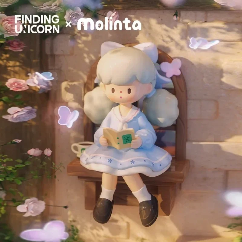 FINDING UNICORN Molinta Minor Holiday Series Blind Box Mystery Box Caixa Sorpresa Girls Anime Figures Cute Model Birthday Gift