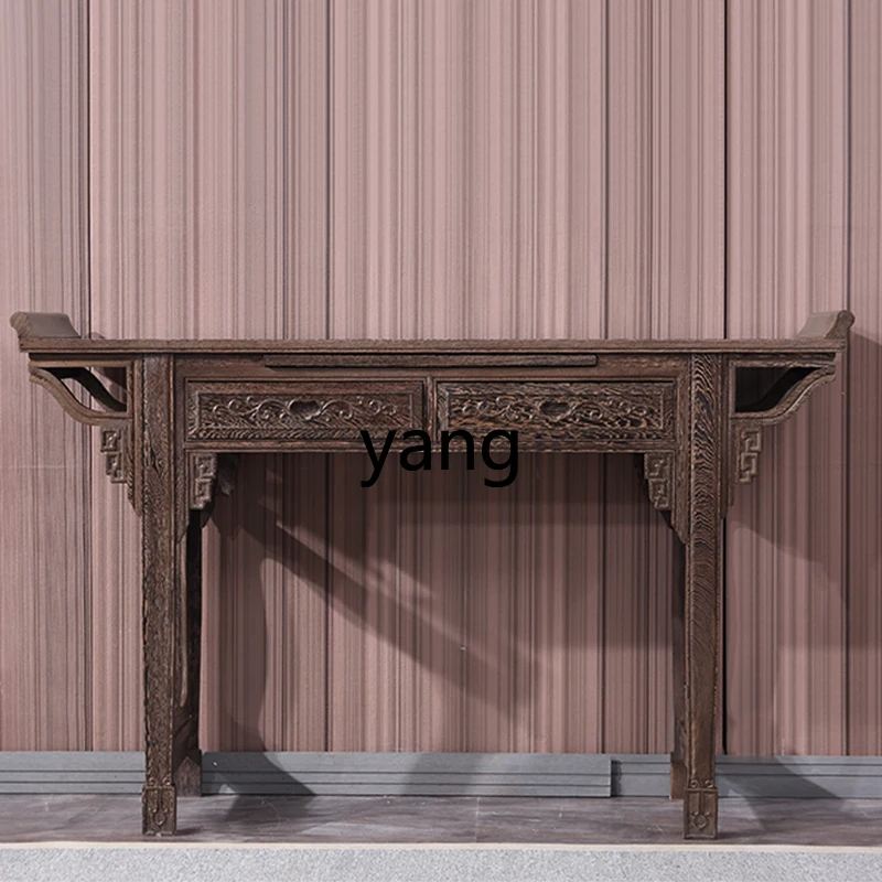 L'm'm Rosewood Furniture Door Frame a Long Narrow Table Style Solid Wood Altar Head Table Buddha Worship Table