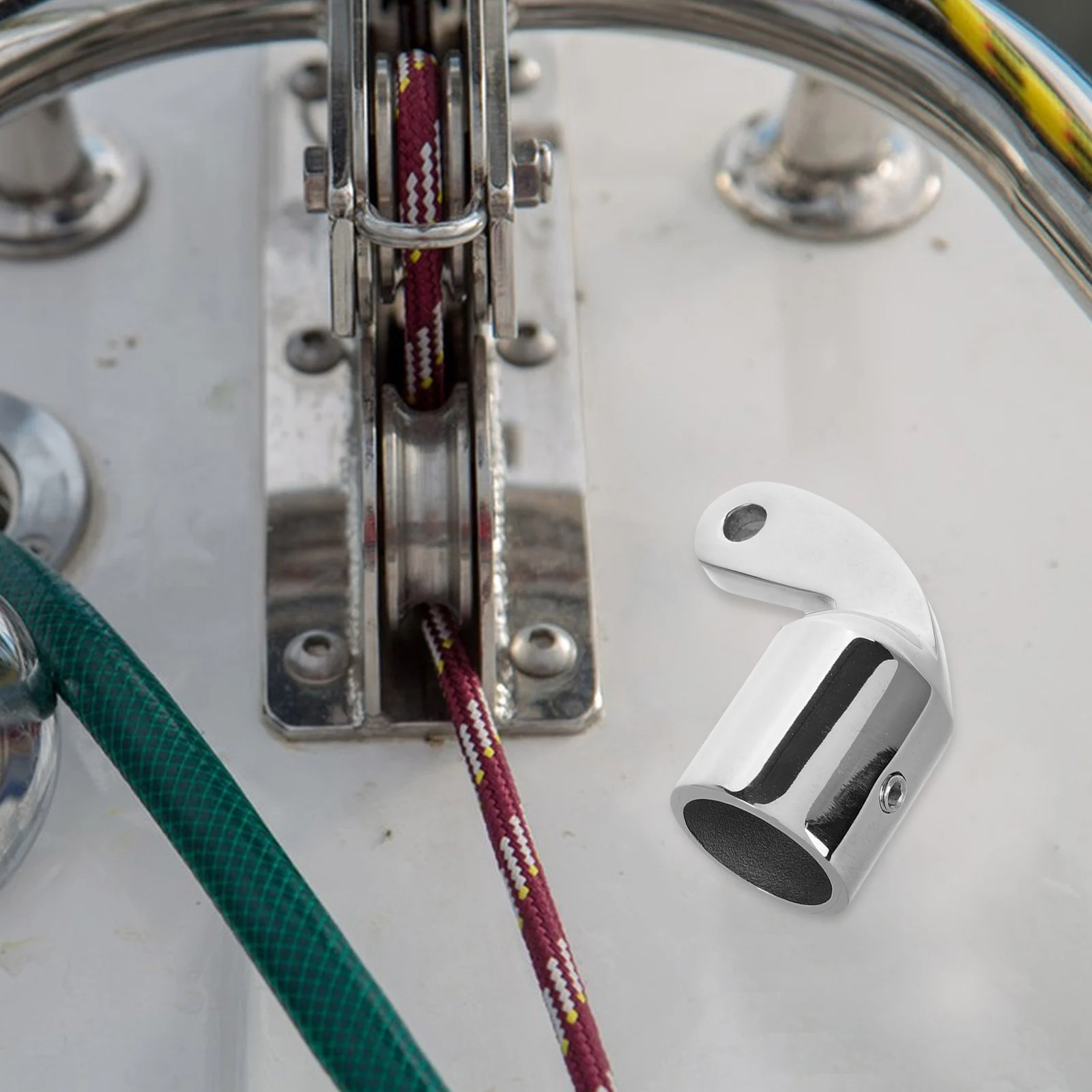 

Stainless Steel Elbow Slide Hat Cap Part for Marine Boat Accessories Silver Fitting