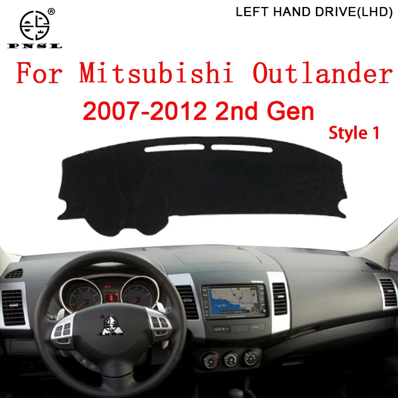 For Mitsubishi Outlander Airtrek 2001 2002 2003 2004 2005 2006 1st Generation Dashboard Cover Pat Dash Board Mat Carpet Dashmat