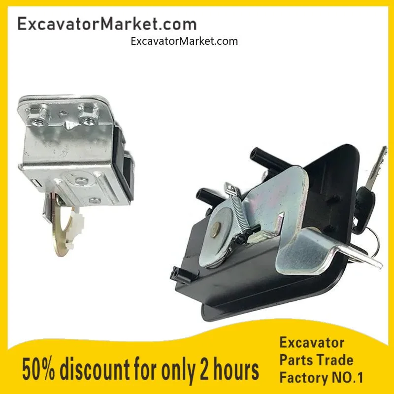 Excavator Parts Cab Door Lock Assembly External Handle Lock Block For Cat 307 312 320b 320v1v2 X Excavator Accessories