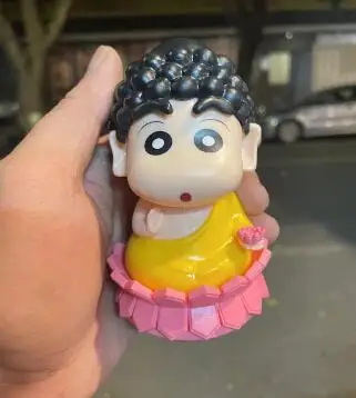 رخيصة بيع تلوين شين تشان كوس لورد بوذا لطيف أنيمي ألعاب شخصيات الحركة حوالي 9 سنتيمتر #2