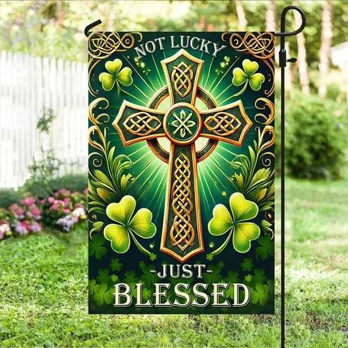 لا محظوظ فقط المباركة عيد القديس باتريك العلم جرادن FFLCCE ZZA #1