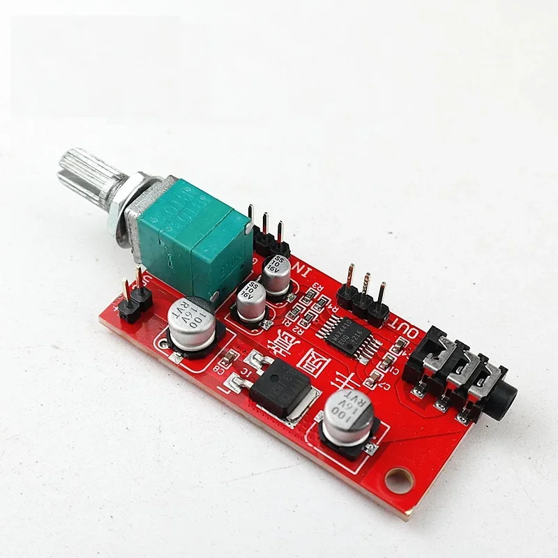 MAX4410 Headphone Amplifier Board Headset Amplifier Mini Amp For Pre-amplifier Single Battery Power 80mw*80mw