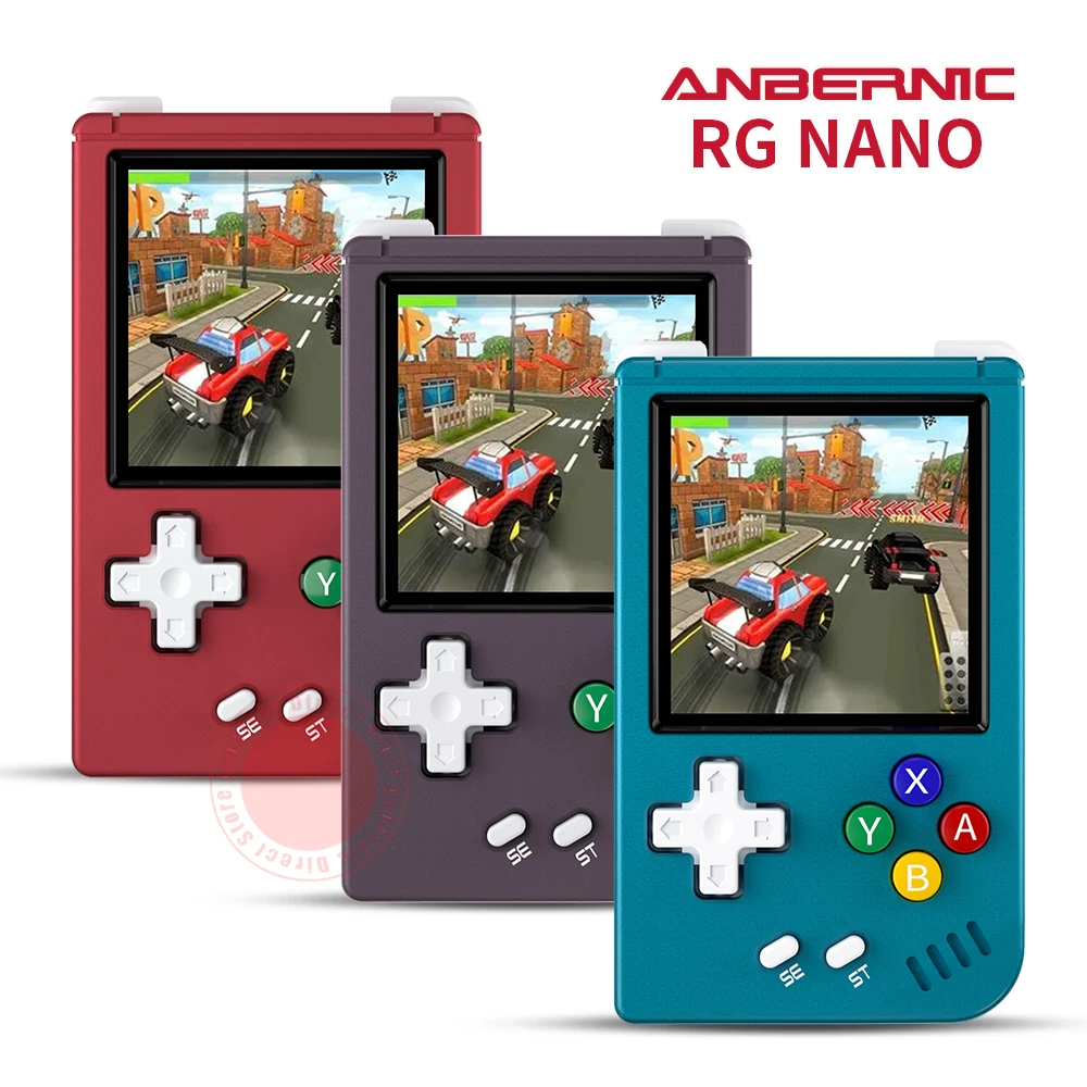 ANBERNIC RG Nano Pocket Retro Handheld Game Console Metal Shell 1.54