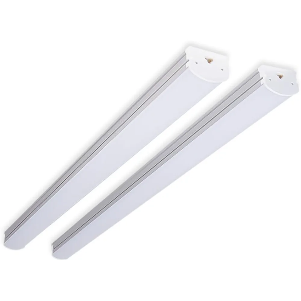 (Pack of 2) Barrina 4ft 45 Watt Extendable Utility LED Shop Light Workbench Light 6500K Super Bright